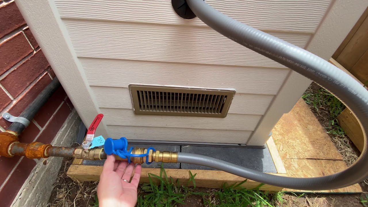 Converting a hybrid portable generator to a whole home generator with shed