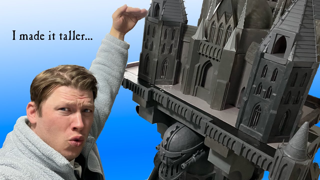 Делаю моего гигантского титана Warhammer, собранного своими руками, еще БОЛЬШЕ | 7-футовый титан ...
