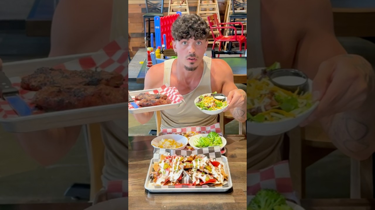 Big Meat Challenge 🥩 #foodchallenge #steak #nachos #hotdog #mukbang #degustation