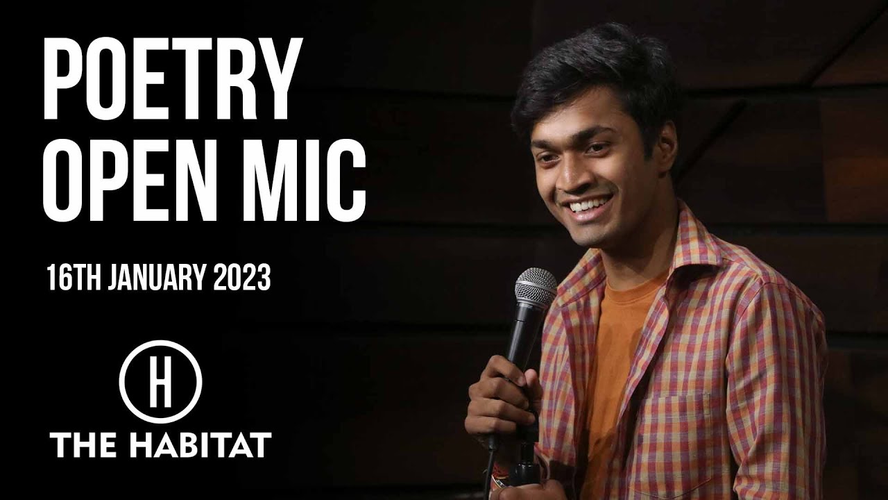 Live Poetry Open Mic at The Habitat 16th January 2023