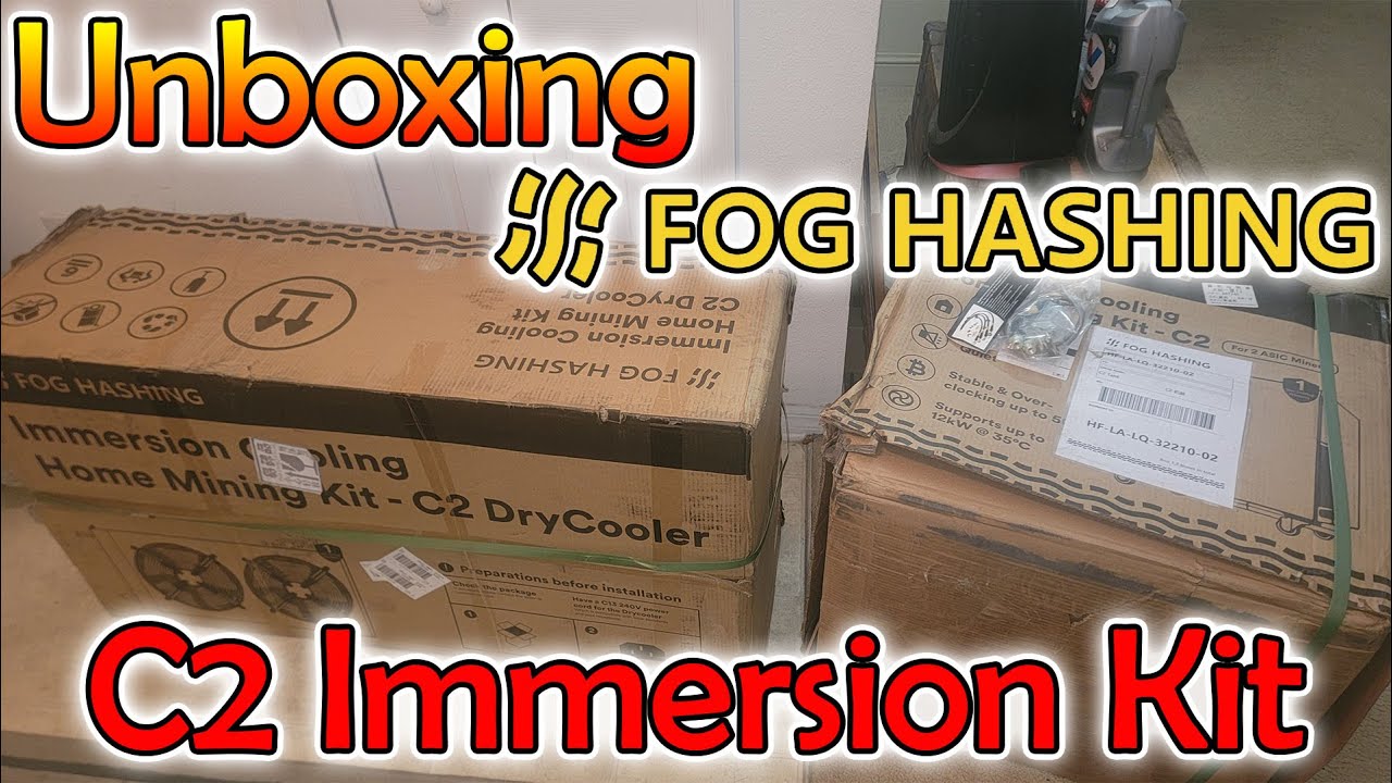 First Look at Foghashing C2 Immersion cooling kit - #Bitcoin #Mining at home