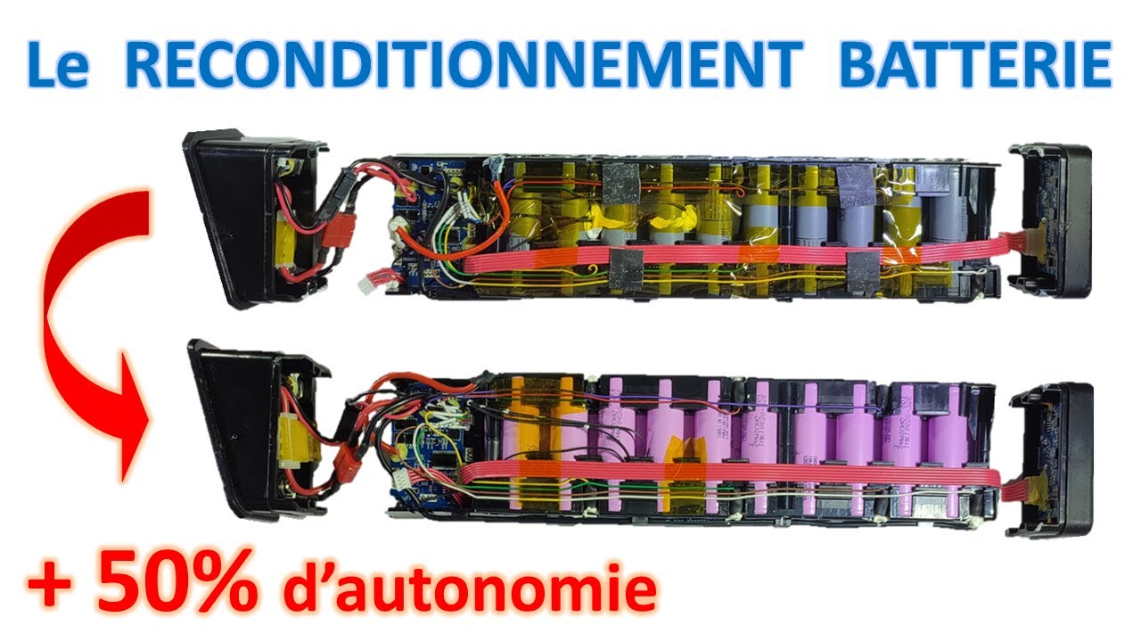 PLUS d'autonomie pour MOINS cher : le reconditionnement batterie (vélo, trottinette électrique)