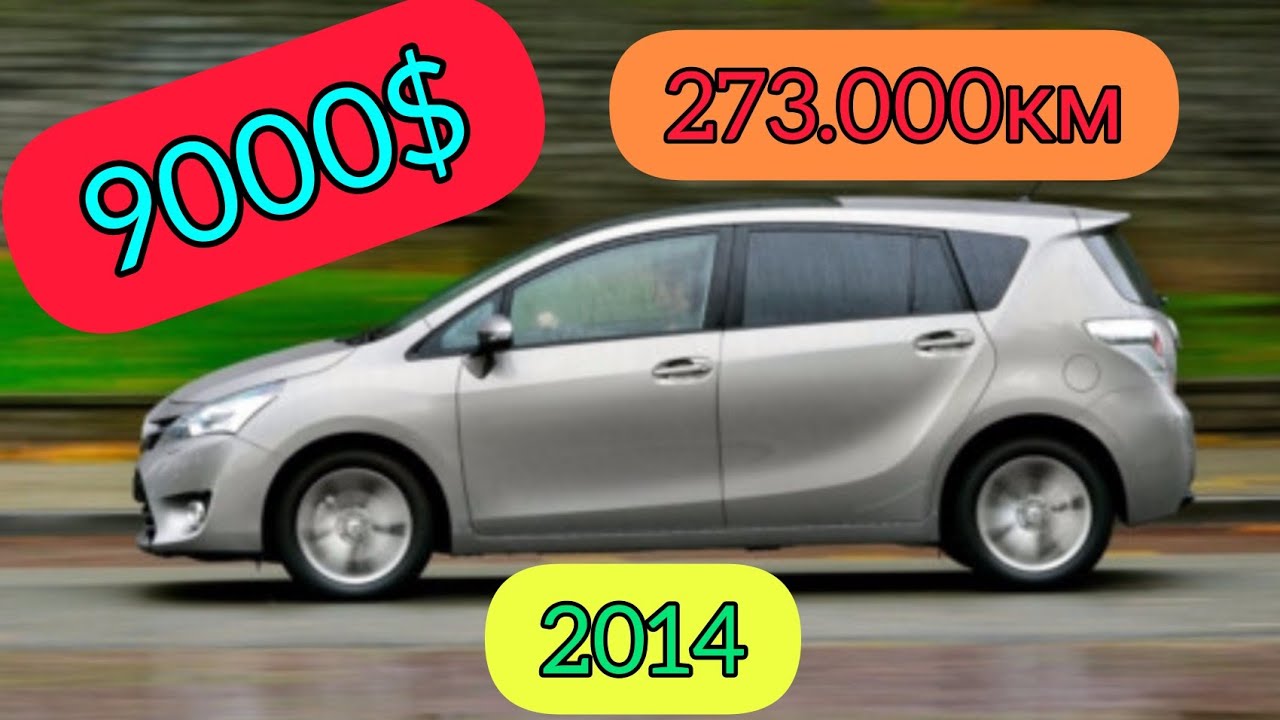 Toyota Verso самый низ рынка, после осмотра её купил за 7500$!