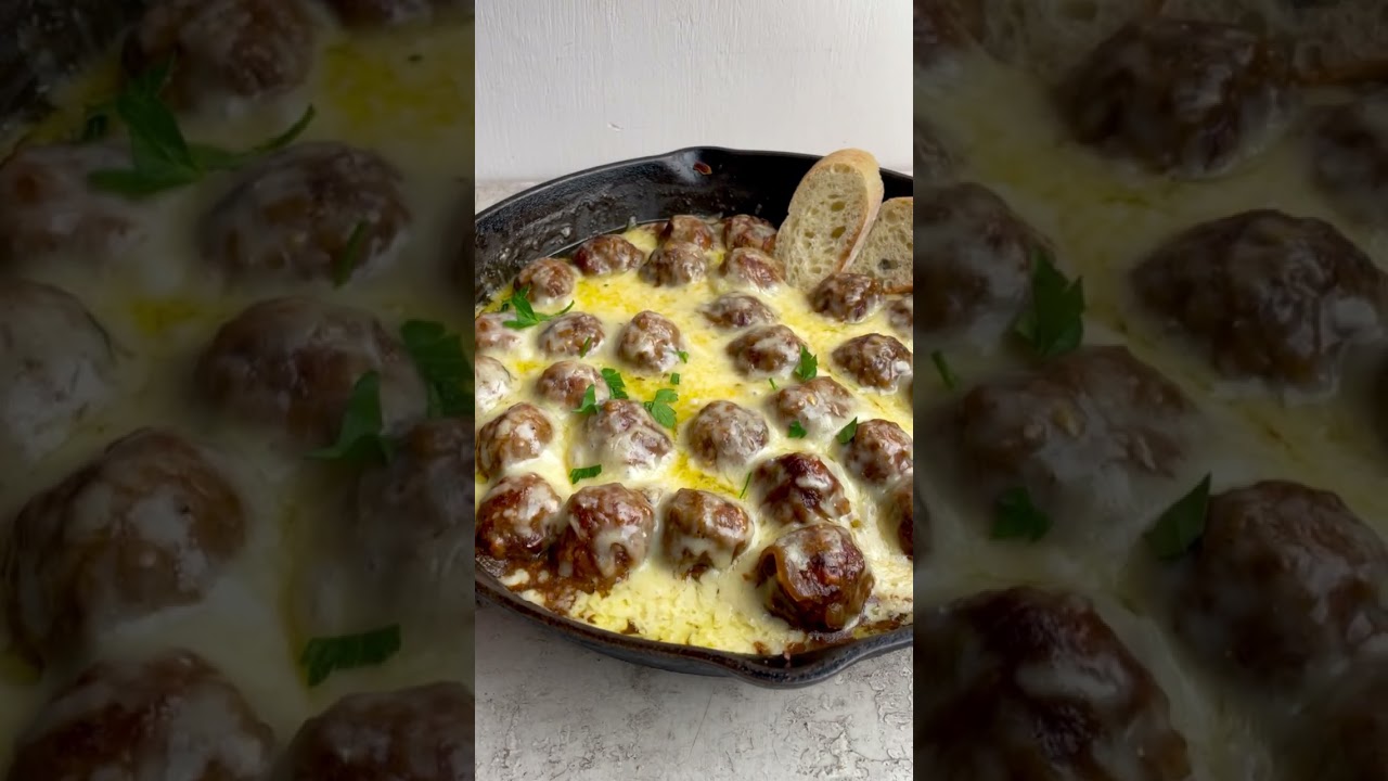 French Onion Meatballs