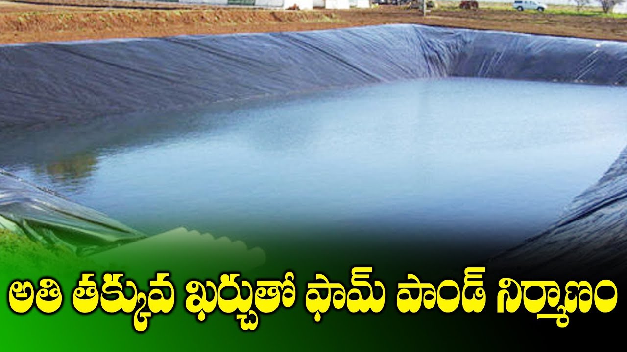 Low Cost Farm Pond Construction || Water Harvesting system for Agriculture || SumanTV Rythu