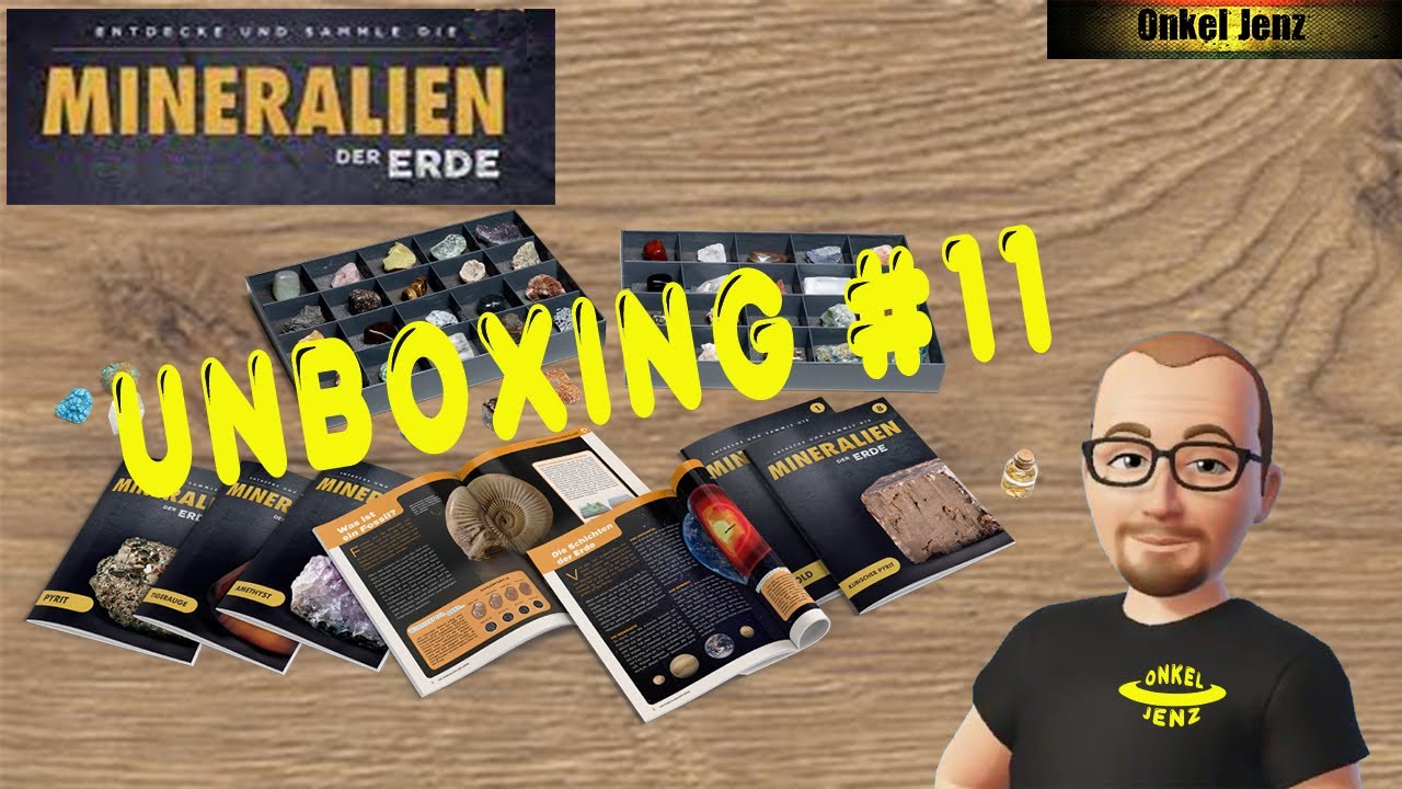 Mineralien der Erde (#unboxing 11) mit Zugabe