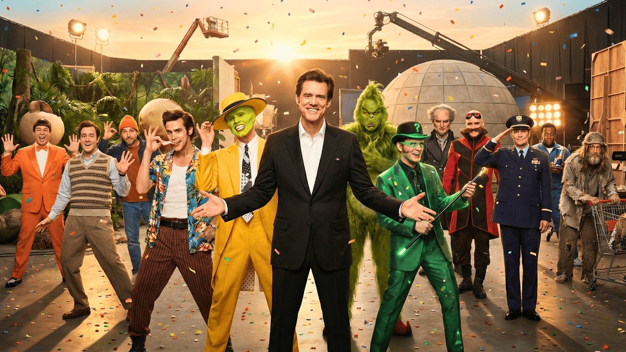 Jim Carrey Reunites With His LEGENDARY Roles – Ace Ventura, Mask, Grinch & More!