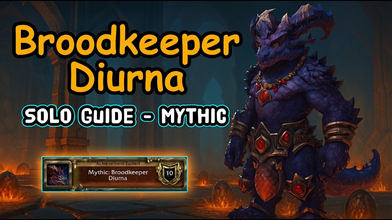 Mythic Solo Kill: Broodkeeper Diurna MELTED in WoW The War Within