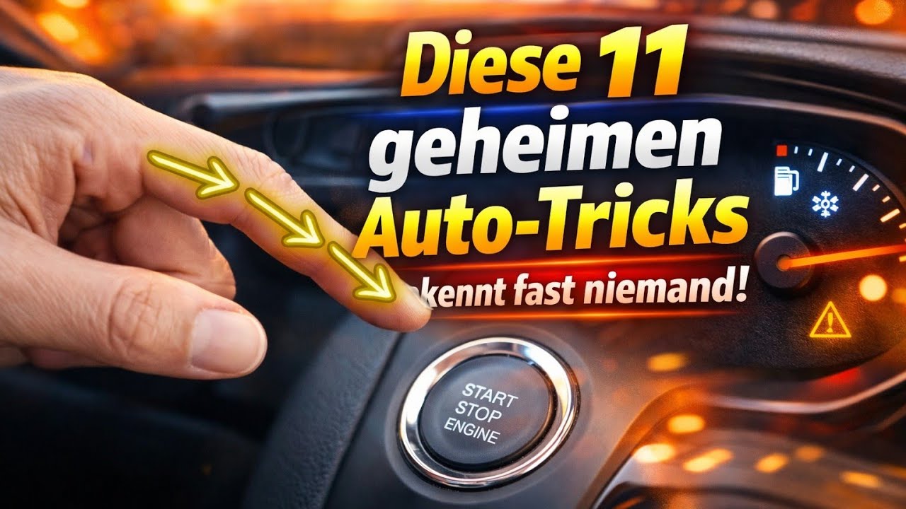 Diese 11 geheimen Auto-Tricks kennt fast niemand! (Jetzt ausprobieren)