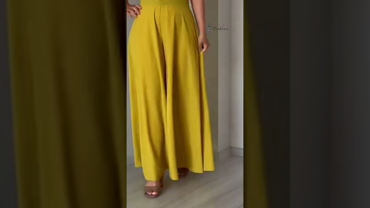 Plazo Pant Cutting and Stitching ideas Easy Tricks ✂️🪡 #fashion