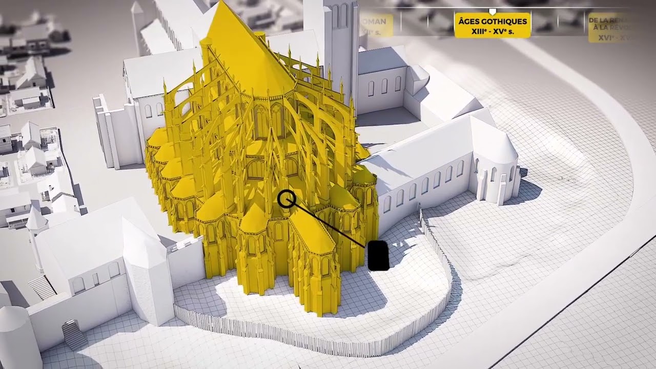 Le Mans : La cathédrale à travers les siècles