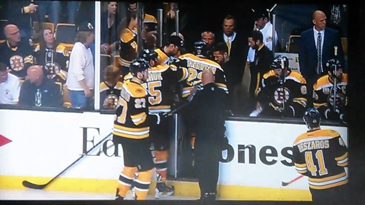 P.K. Subban low hit on Shawn Thornton Injury
