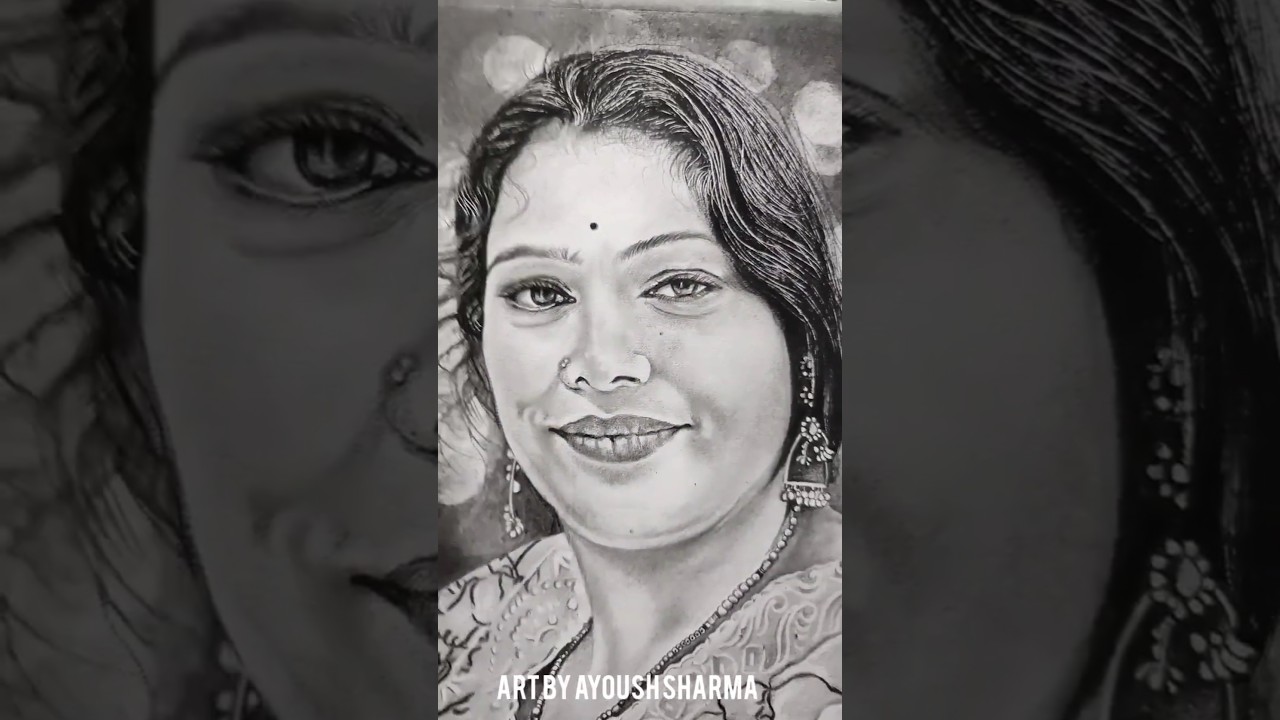 pencil sketch portrait