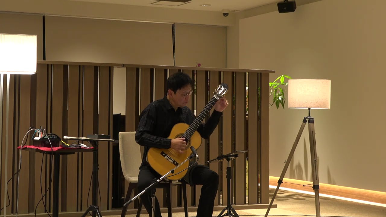 牛島光春 クラシックギターコンサート（見奈良天然温泉利楽にて）