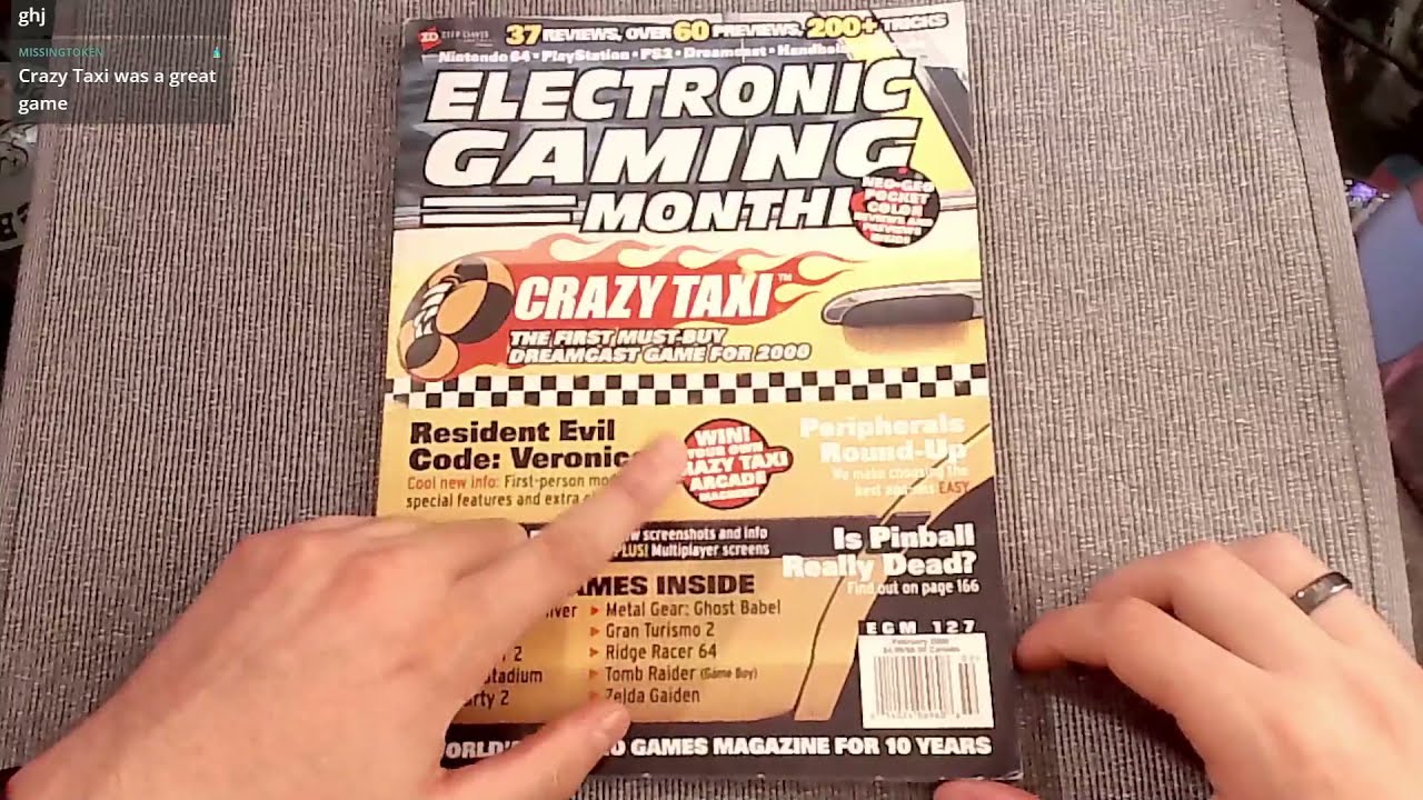 Reading Old Gaming Magazines - Electronic Gaming Monthly (Feb 2000)