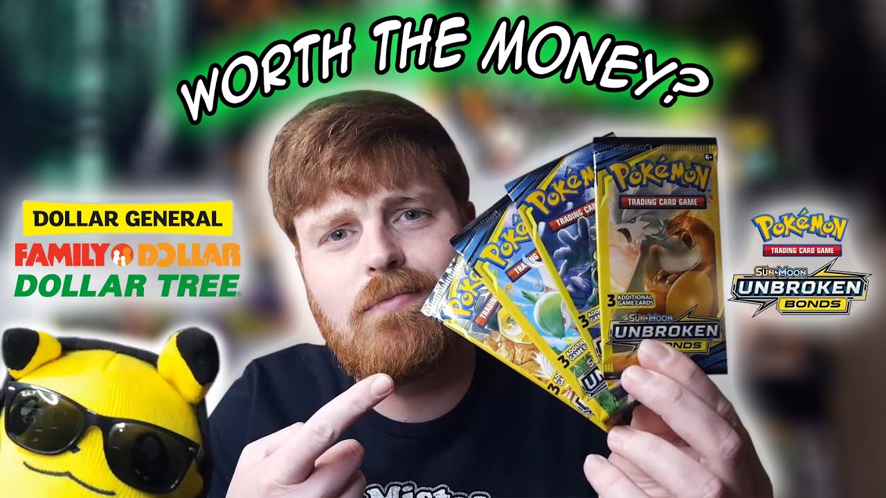 $1 Unbroken Bonds 3-Card Packs from Dollar Stores - Is It Worth It?! - Pokémon Trading Card Game