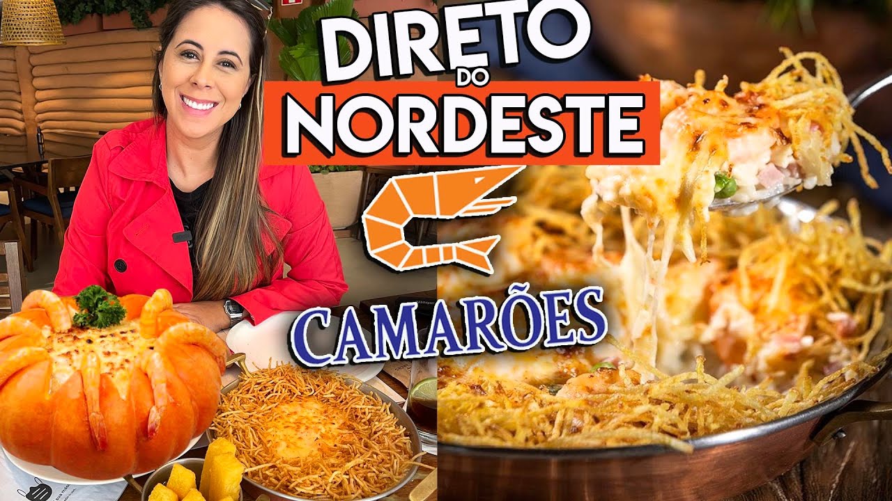 Restaurante Camarões: Tradição no NORDESTE, pratos típicos com muito camarão