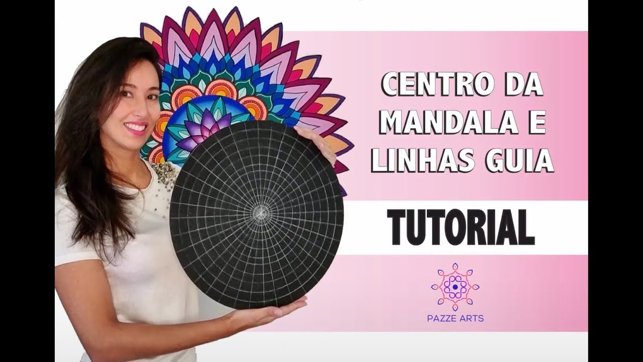 Centro da Mandala e Linhas Guia - Tutorial #pazzearts01