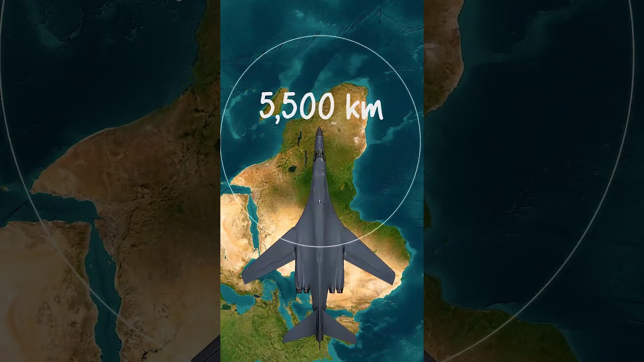 🚨 US B-1B Lancer Launches Long-Range Strike Mission from UK to Iran #USBomber #B1BLancer #Iran