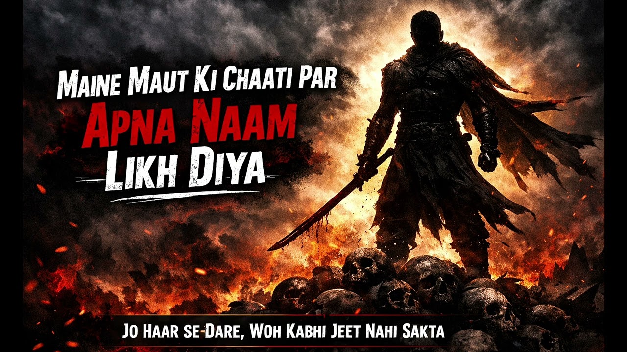 Maine Maut Ki Chaati Par Apna Naam Likh Diya | Killer Motivation 🔥💀