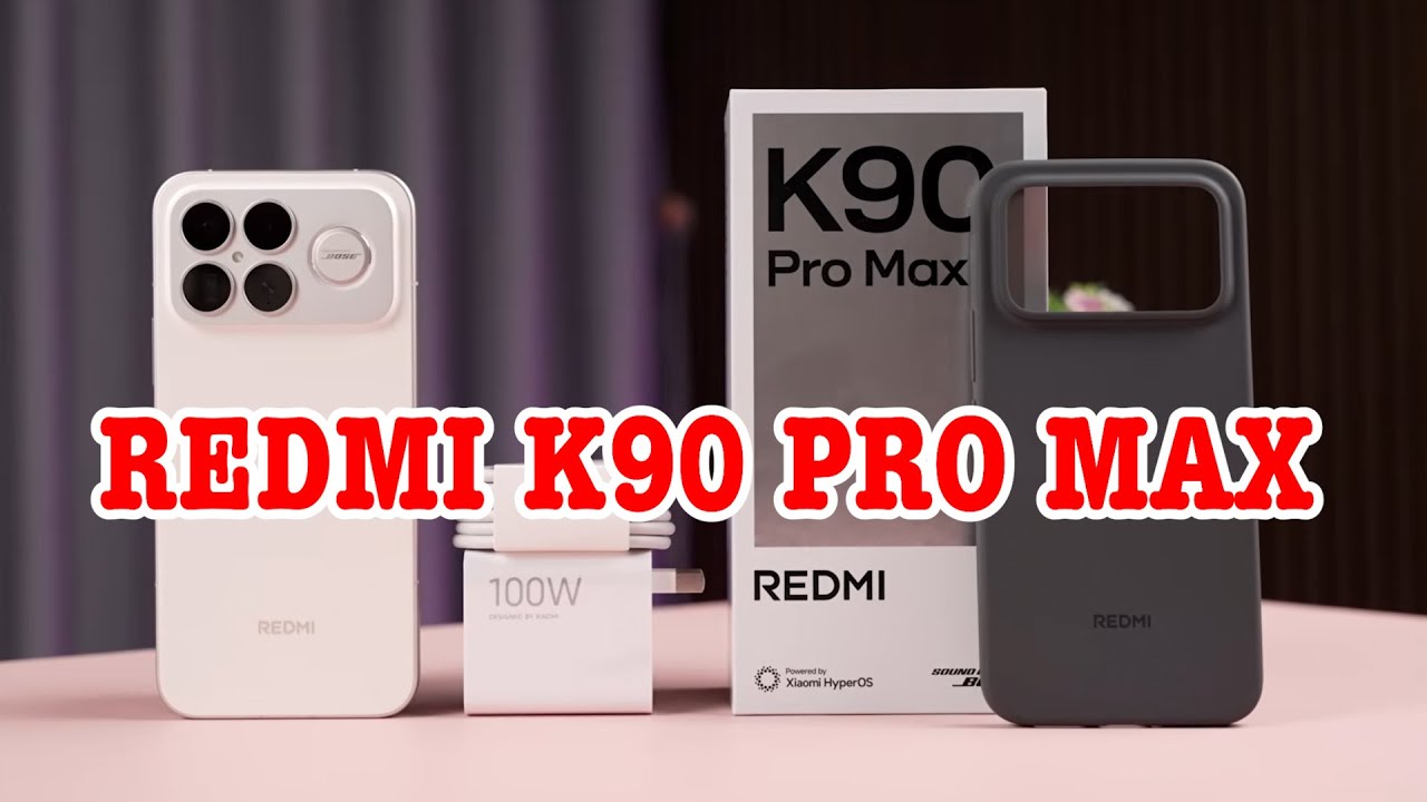 Mở hộp Redmi K90 Pro Max: LOA BOSE 2.1 NGHE CỰC HAY, PIN 7K5