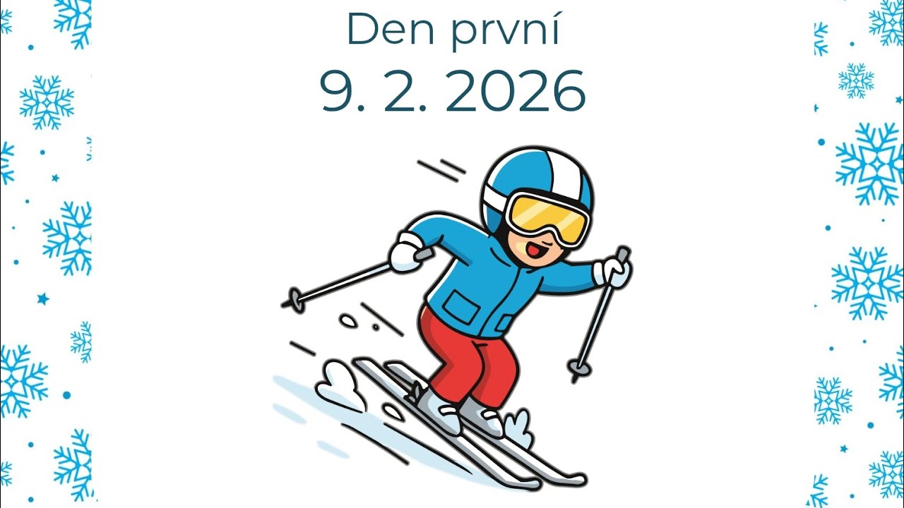 Lyžařský výcvik - den první (9. 2. 2026)