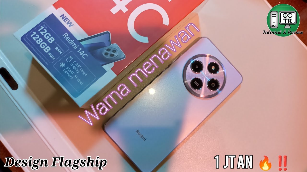 Unboxing n lil Review Redmi 14C  • 1 JT Ter-Balance PURPLE 💜 Part 3🔥‼️ #review #hp #xiaomi