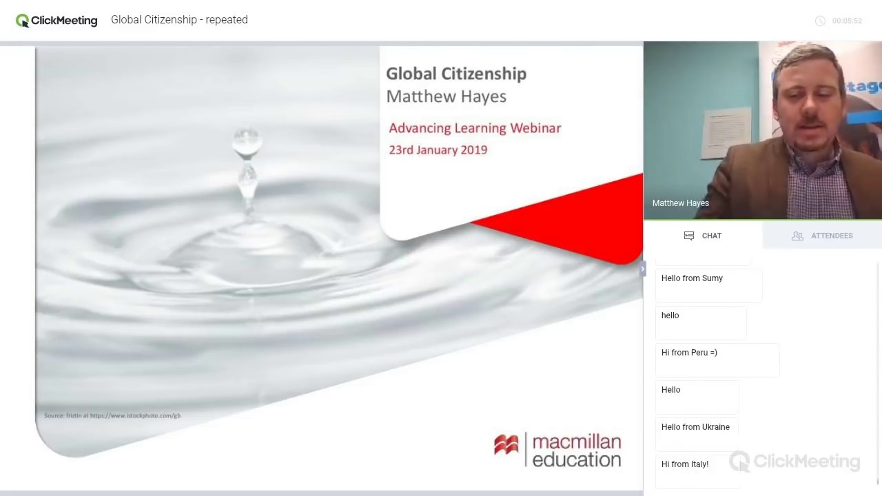 Global Citizenship [Advancing Learning Webinar]