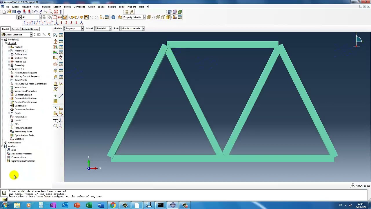 Aplicatia-2 (Beam elements)