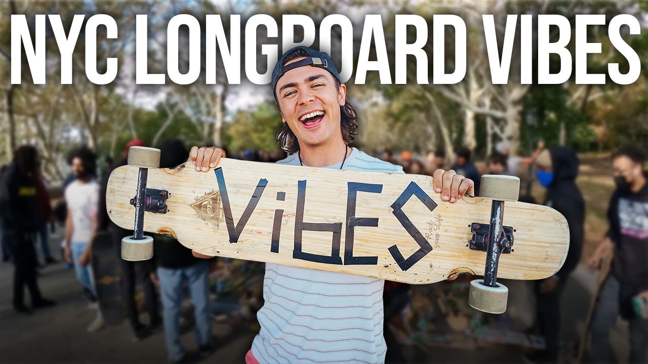 Dopest Longboard Crew? NYC Longboard Vibes - NYC Vlog 3/3