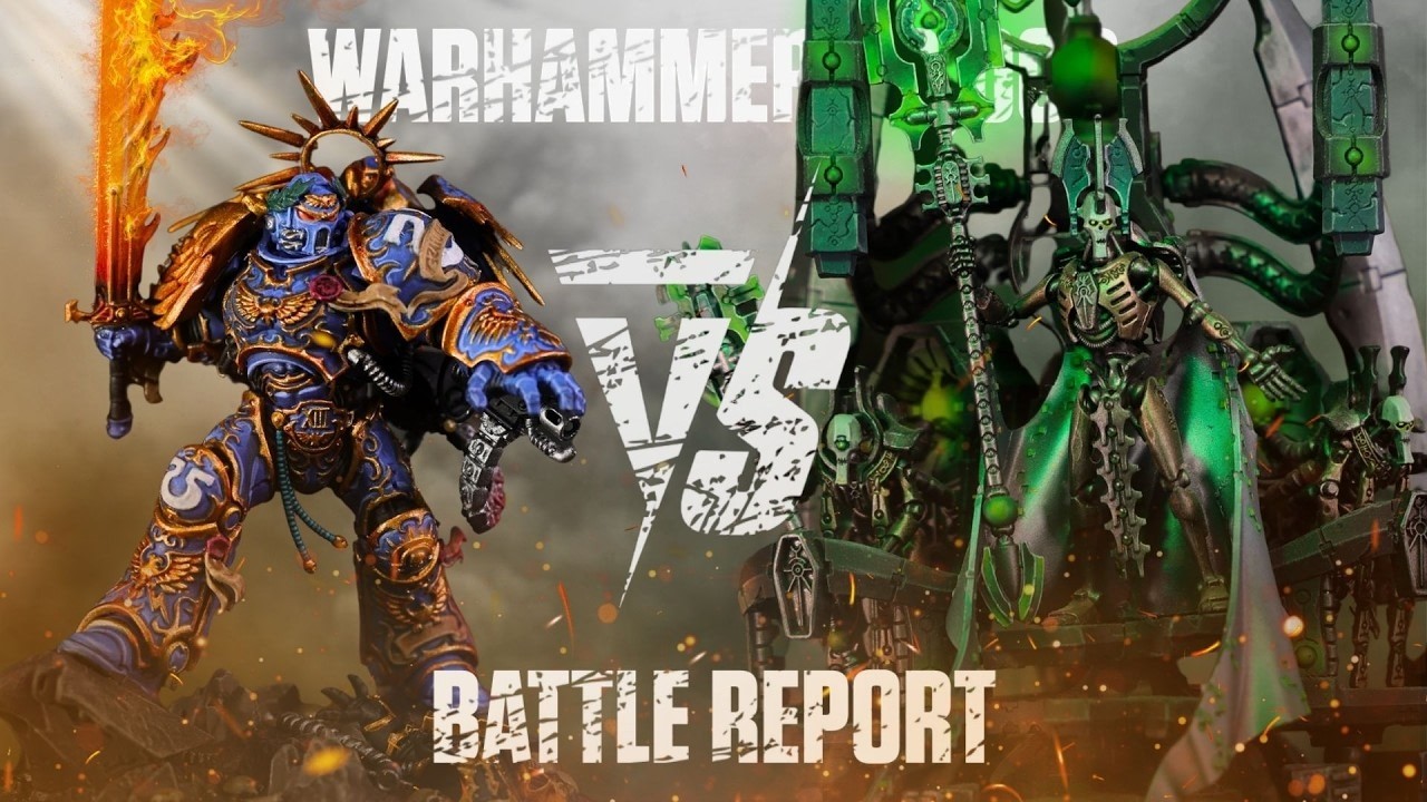 Space Marines Vs Necrons Warhammer 40K Battle Report