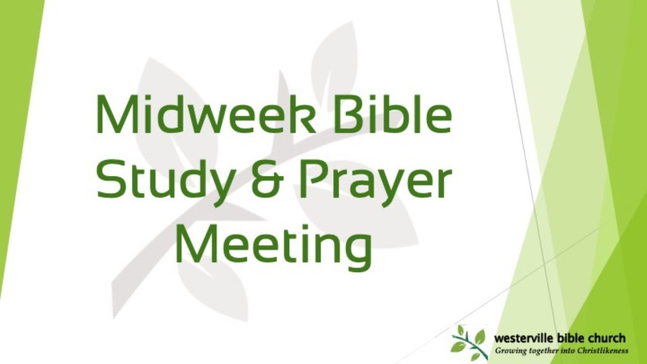 Wednesday Bible Study 02/25/26