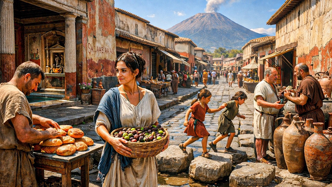 Pompei: Com’era la vita prima dell’eruzione, quasi 2.000 anni fa
