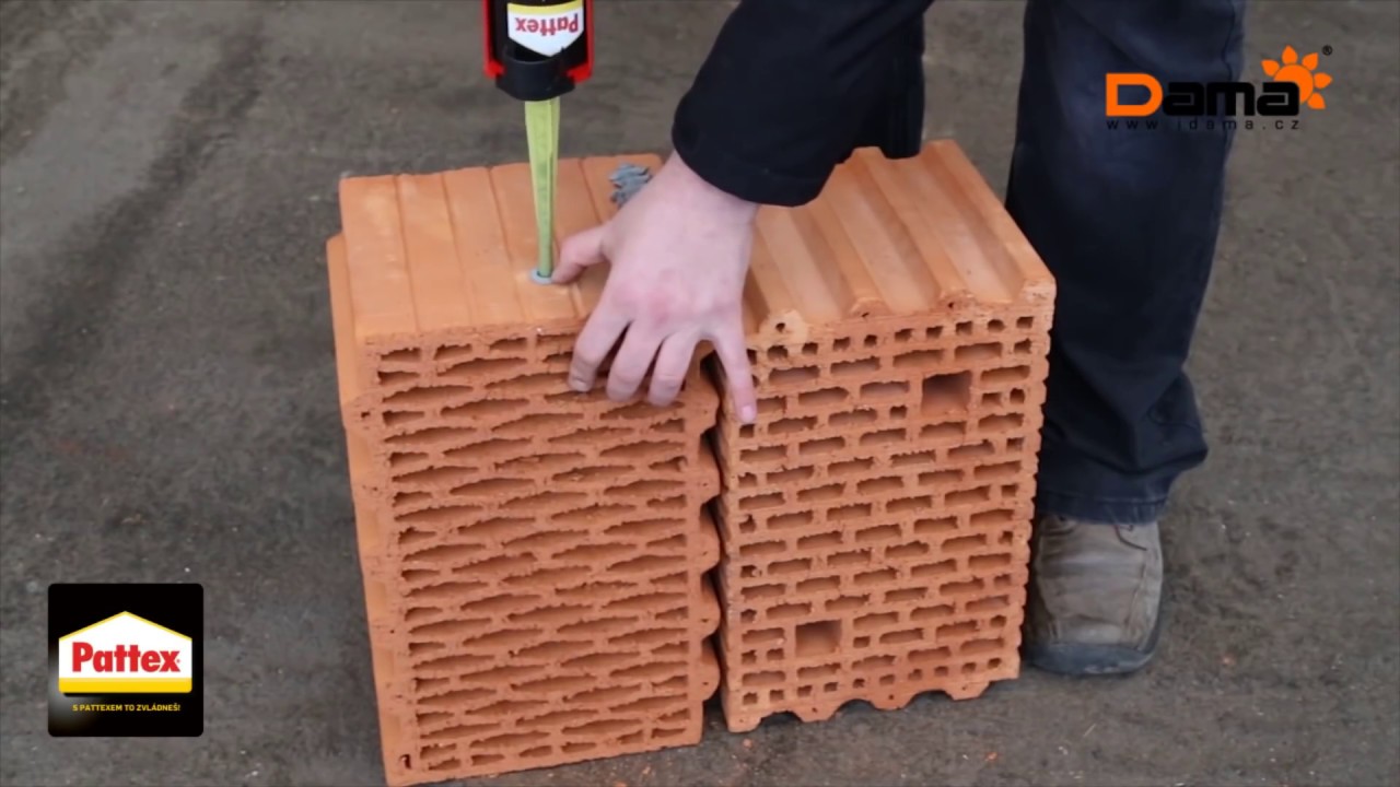 Návod k použití chemické malty do dutých materiálů