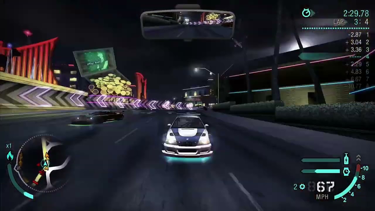 NFS CARBON RACE WAR BUT IN HARD DIFFICULTY