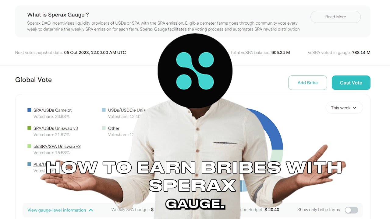 Earn Bribes By DAO Voting? | Let&rsquo;s Talk the Sperax SPA Gauge