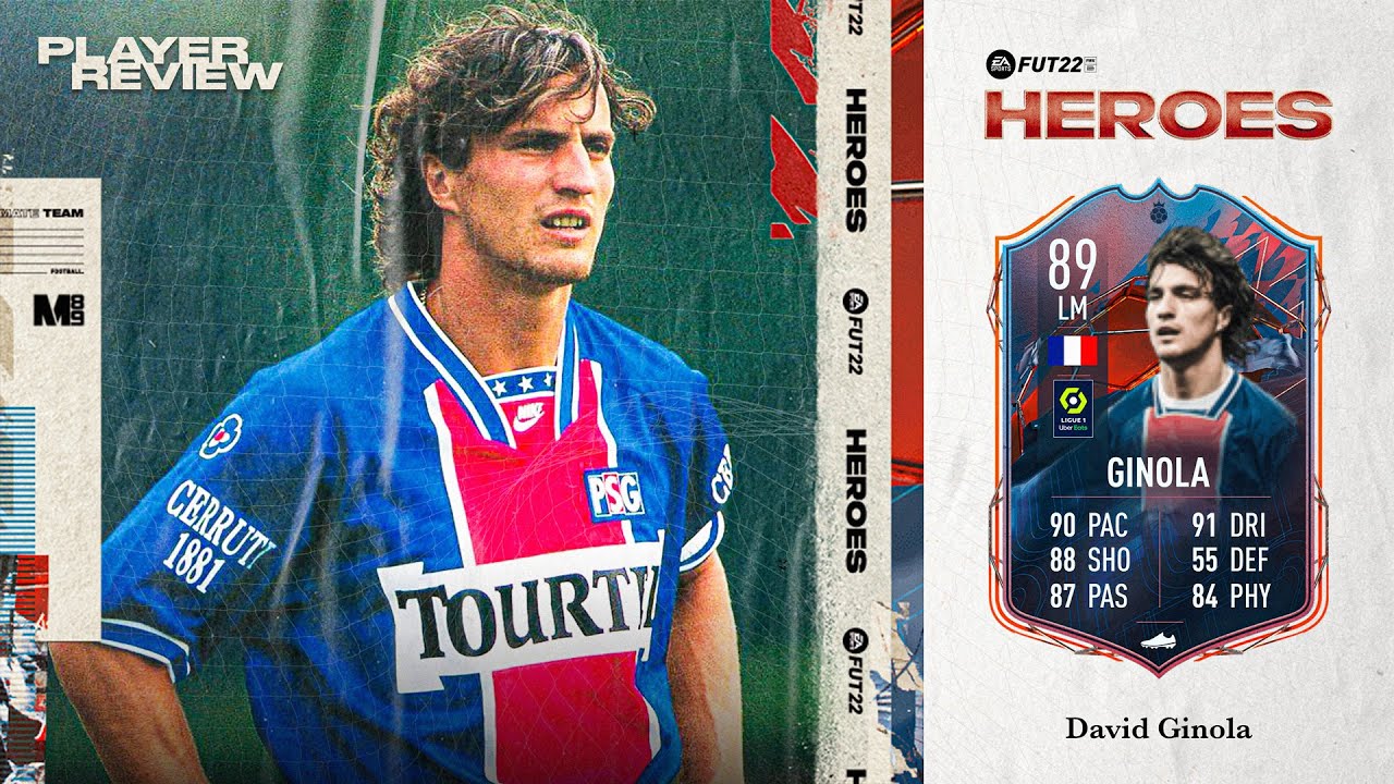 FIFA 22 FUT HEROES GINOLA REVIEW | 89 HEROES GINOLA PLAYER REVIEW | FIFA 22 ULTIMATE TEAM