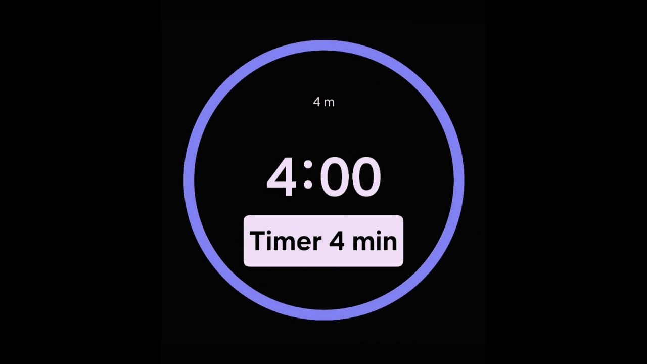4 Minute Timer (240 Seconds) | Stay Focused & Make Every Second Count