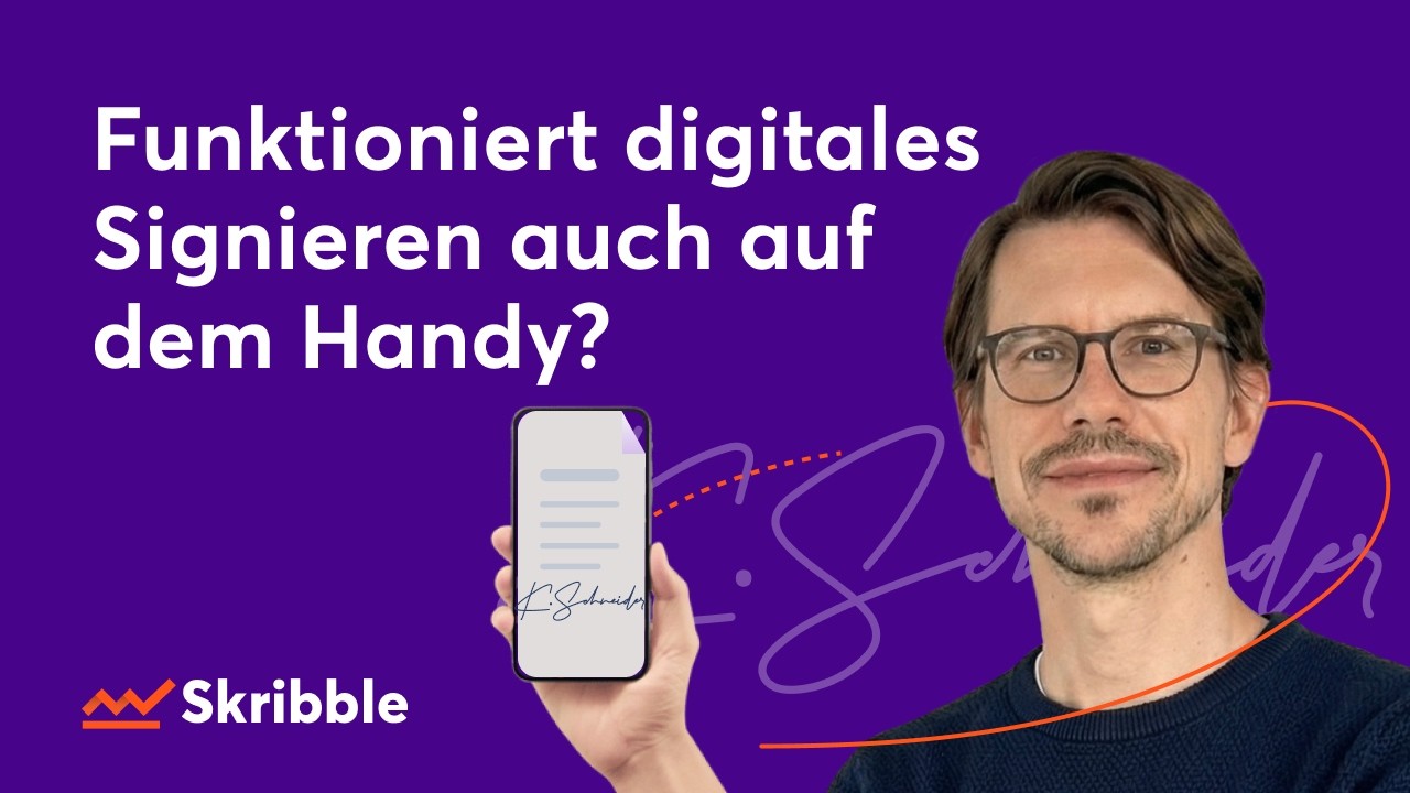 Funktioniert digitales Signieren auch auf dem Handy?