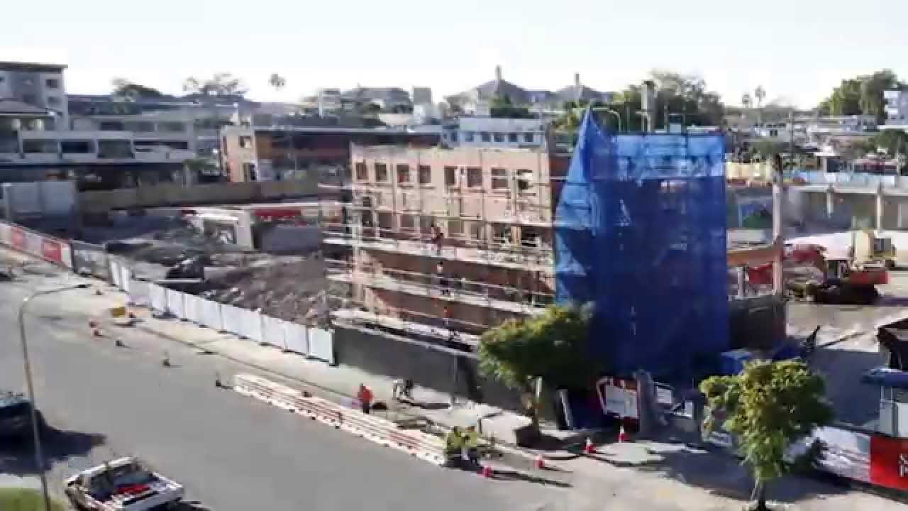Coorparoo Square Time-Lapse of Demolition