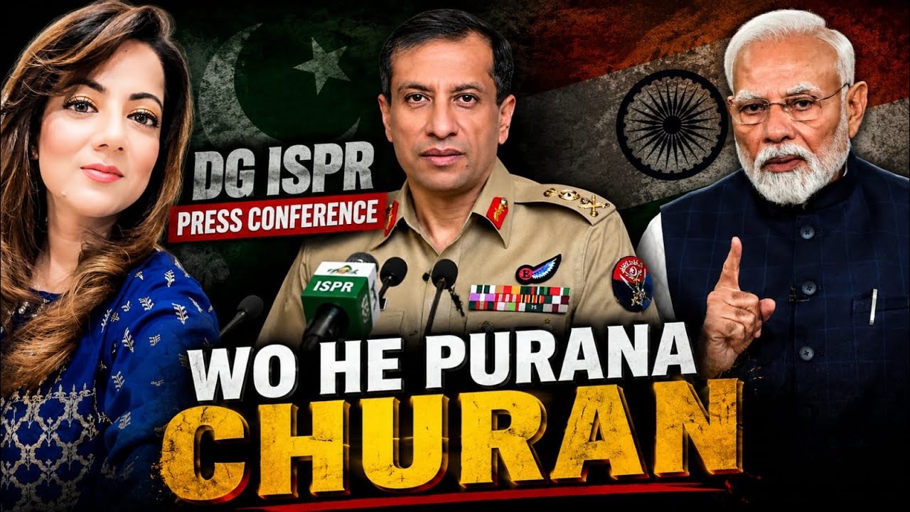 DG ISPR's press Conference #Pakistan #Afghanistan #India Wohi Purana Churan #Arzoo Kazmi 