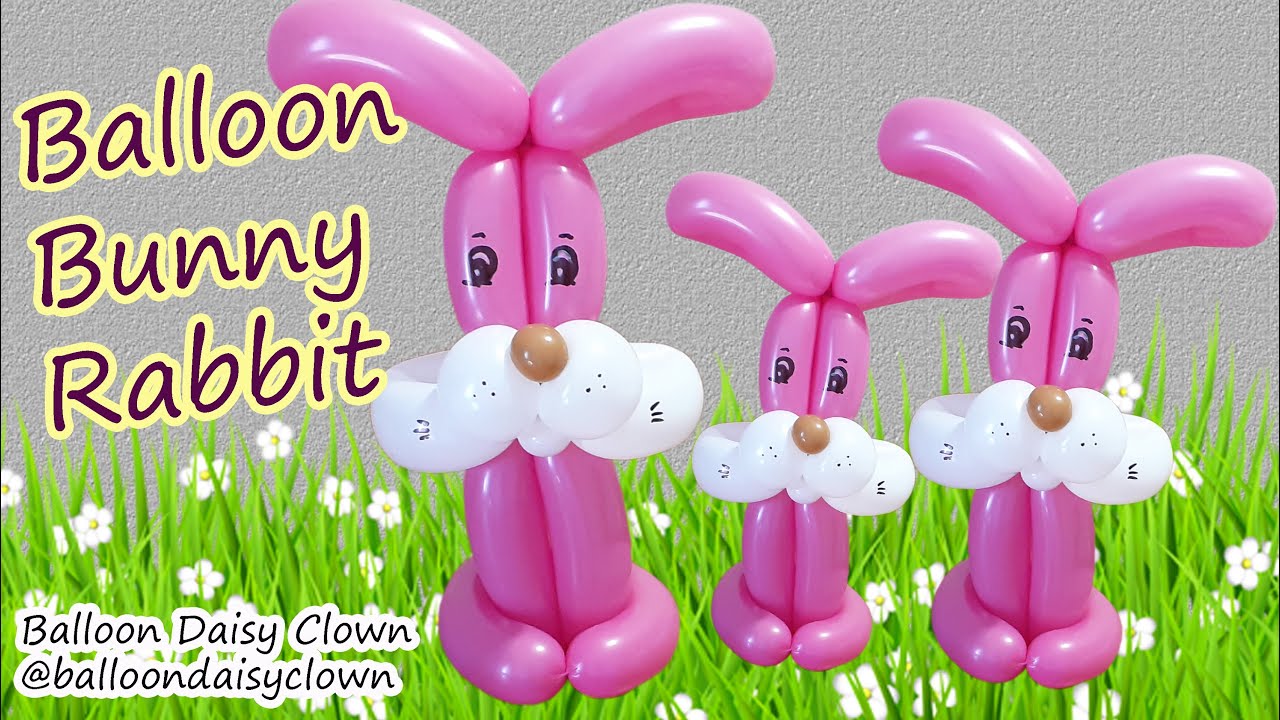 Balloon Bunny Rabbit - Balloon Animals for Beginners