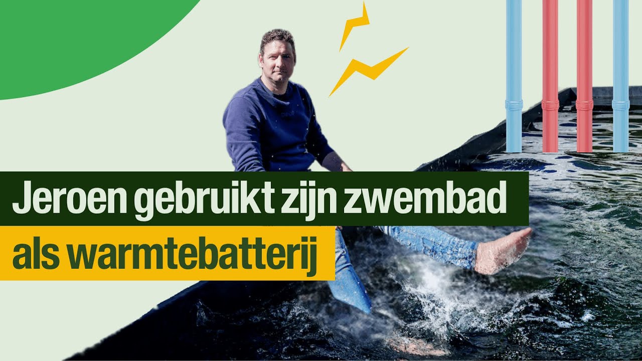 Een ZWEMBAD ALS WARMTEBATTERIJ!