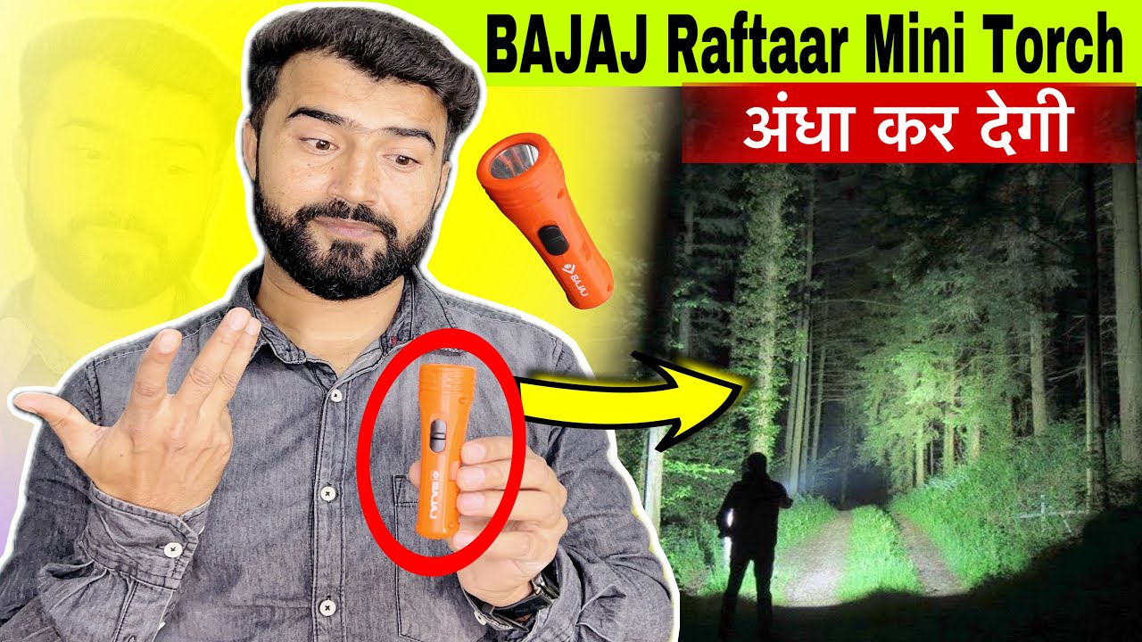 इसने तो कमाल कर दिया || Bajaj Raftaar Mini LED RC Torch || Battery Powered || Mini Torch