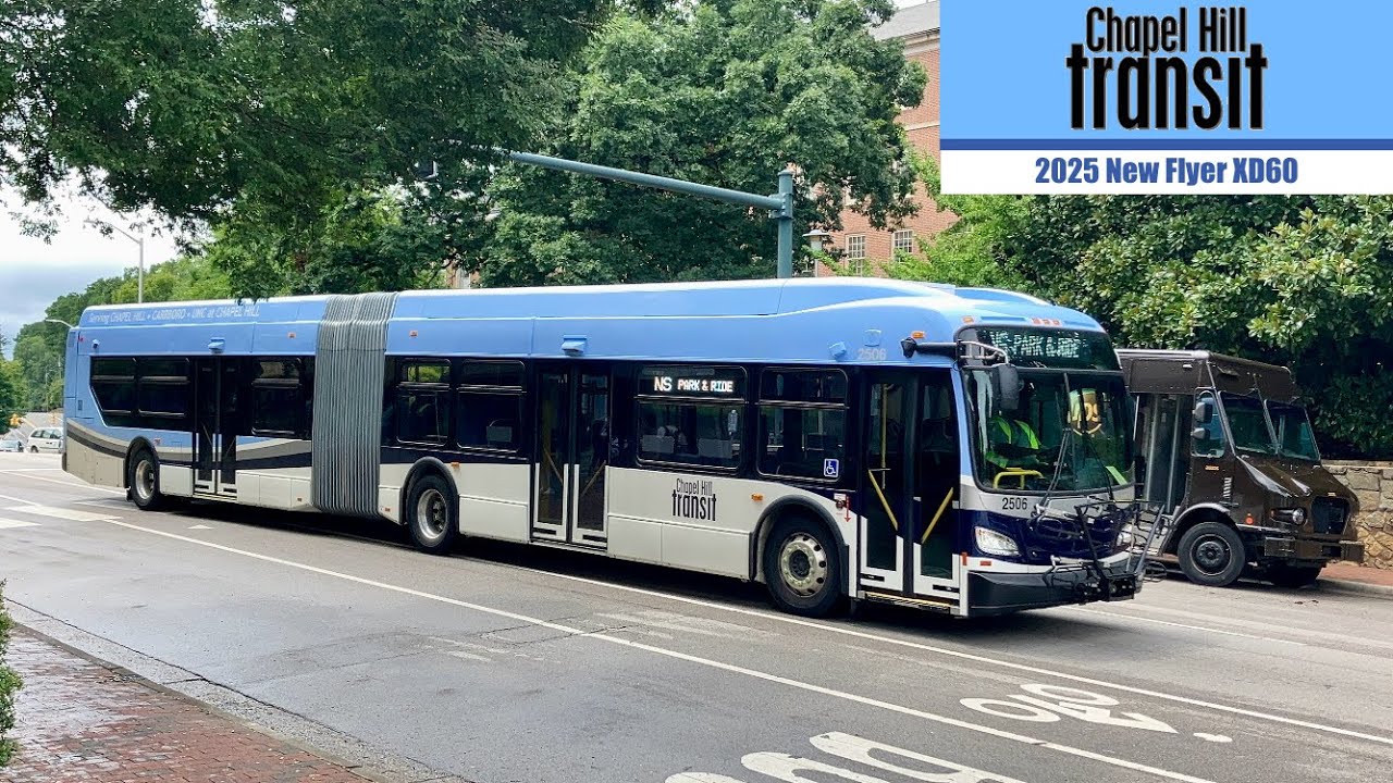 Chapel Hill Transit: 2025 New Flyer XD60 on Route NS