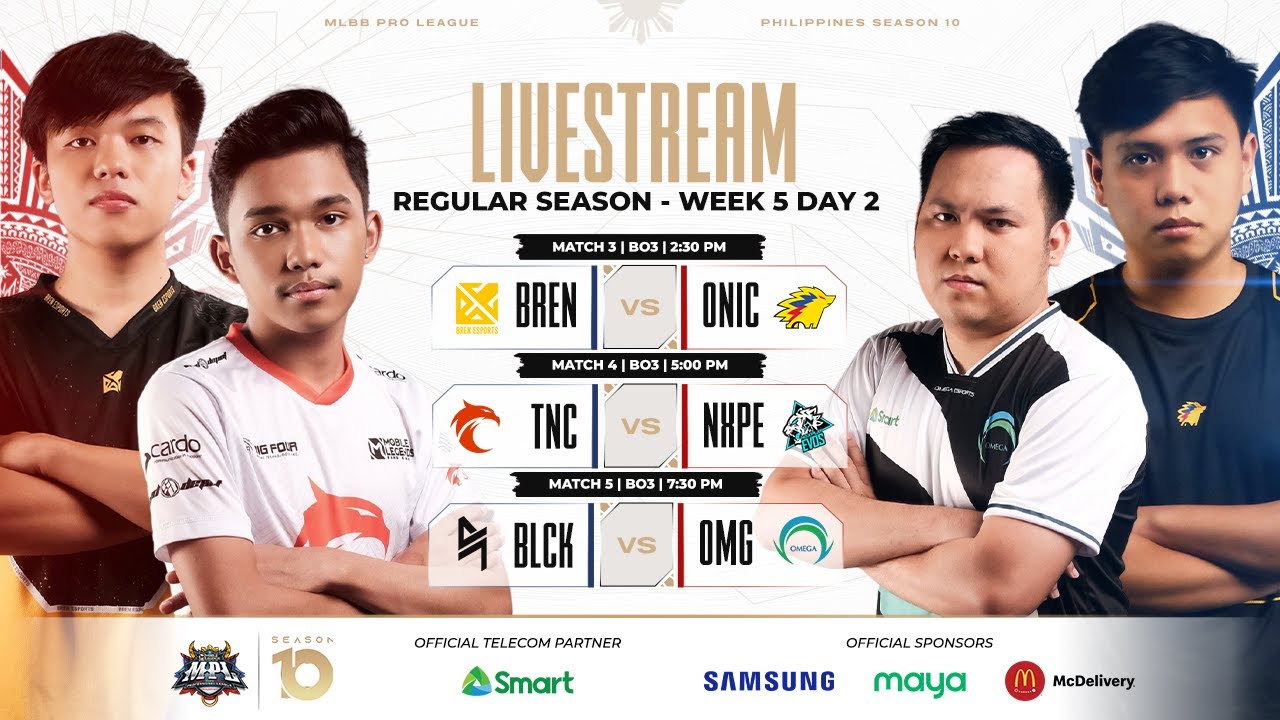 MPL PH S10 W5D2 BLCK VS OMG GAME 2