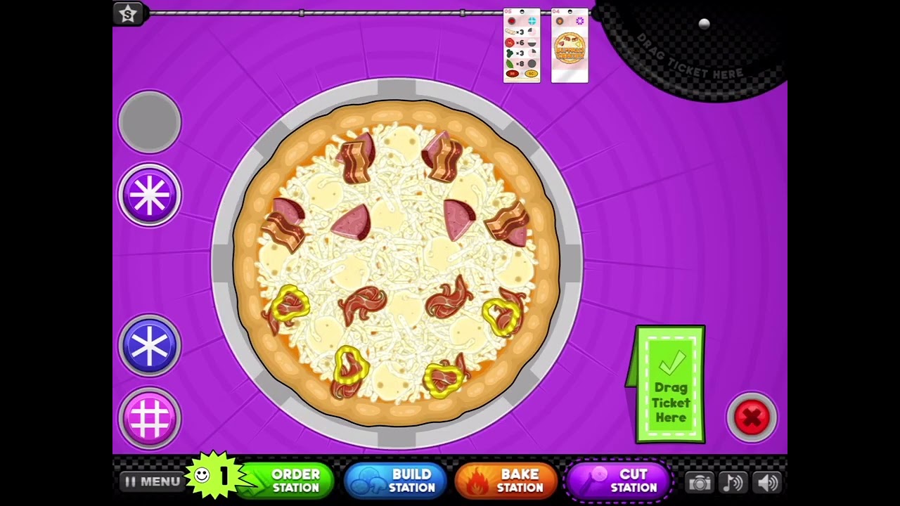 Papa's Pizzeira HD - All Standard Crusts Unlocked