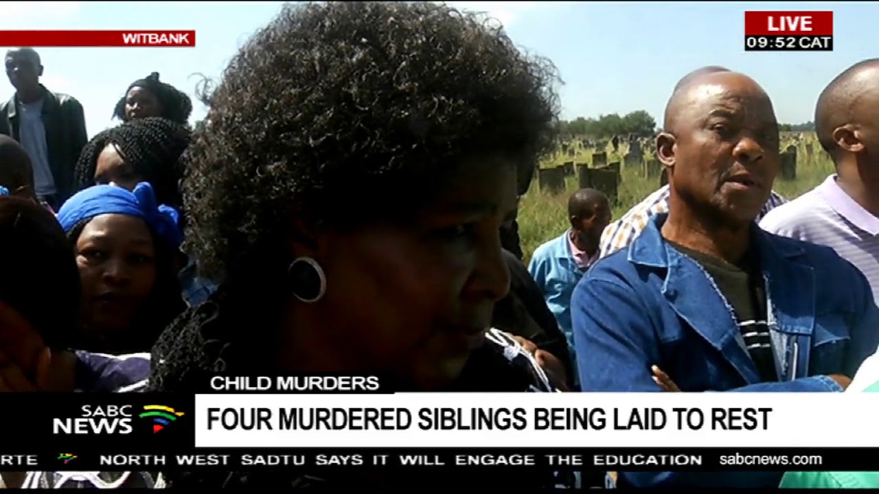 Four murdered siblings being laid to rest in Witbank