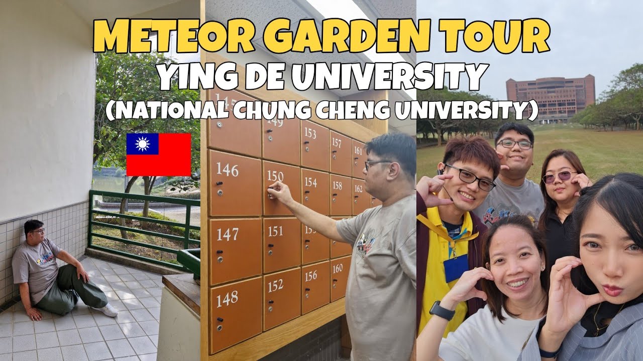 Meteor Garden Tour! National Chung Cheng University aka Ying De University | Jeff Rivera