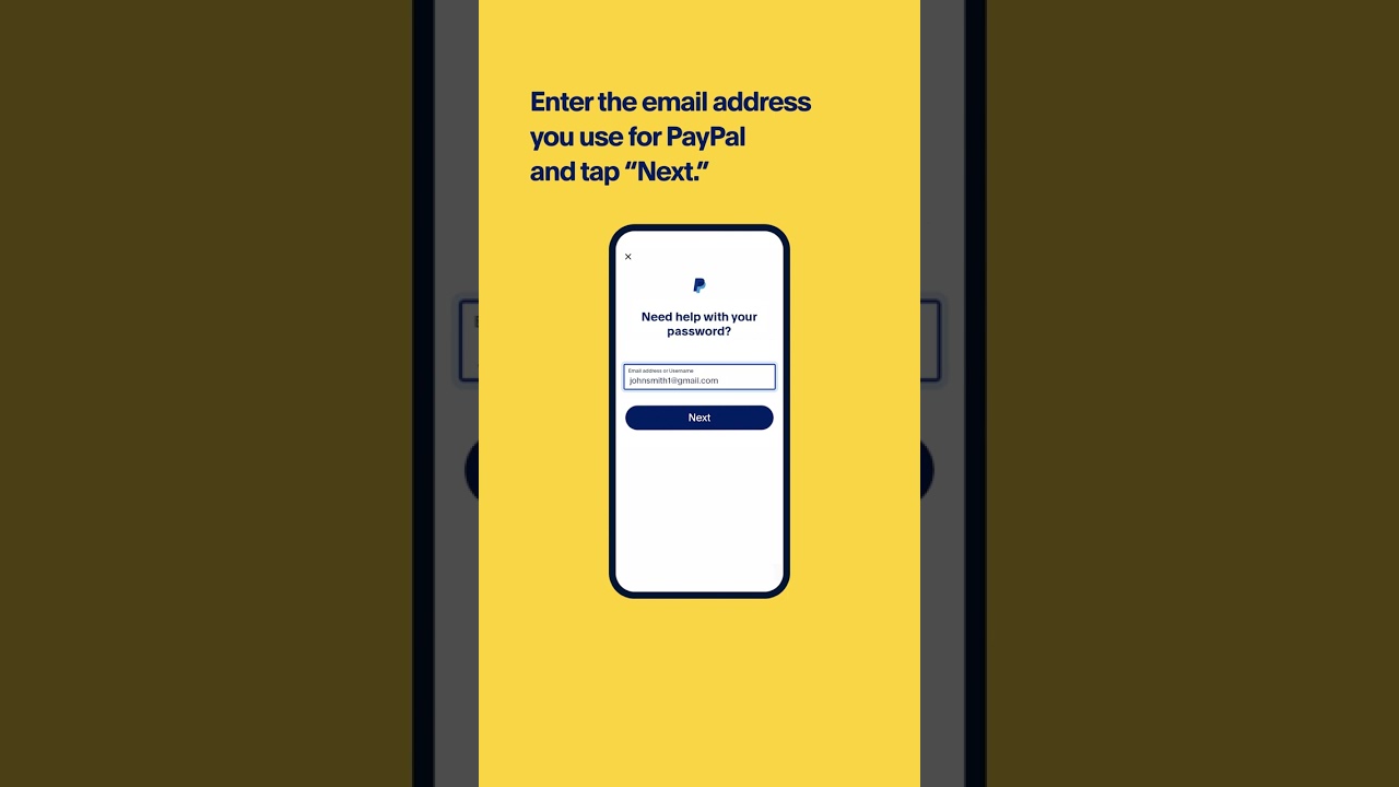 Forgot Your PayPal Password?